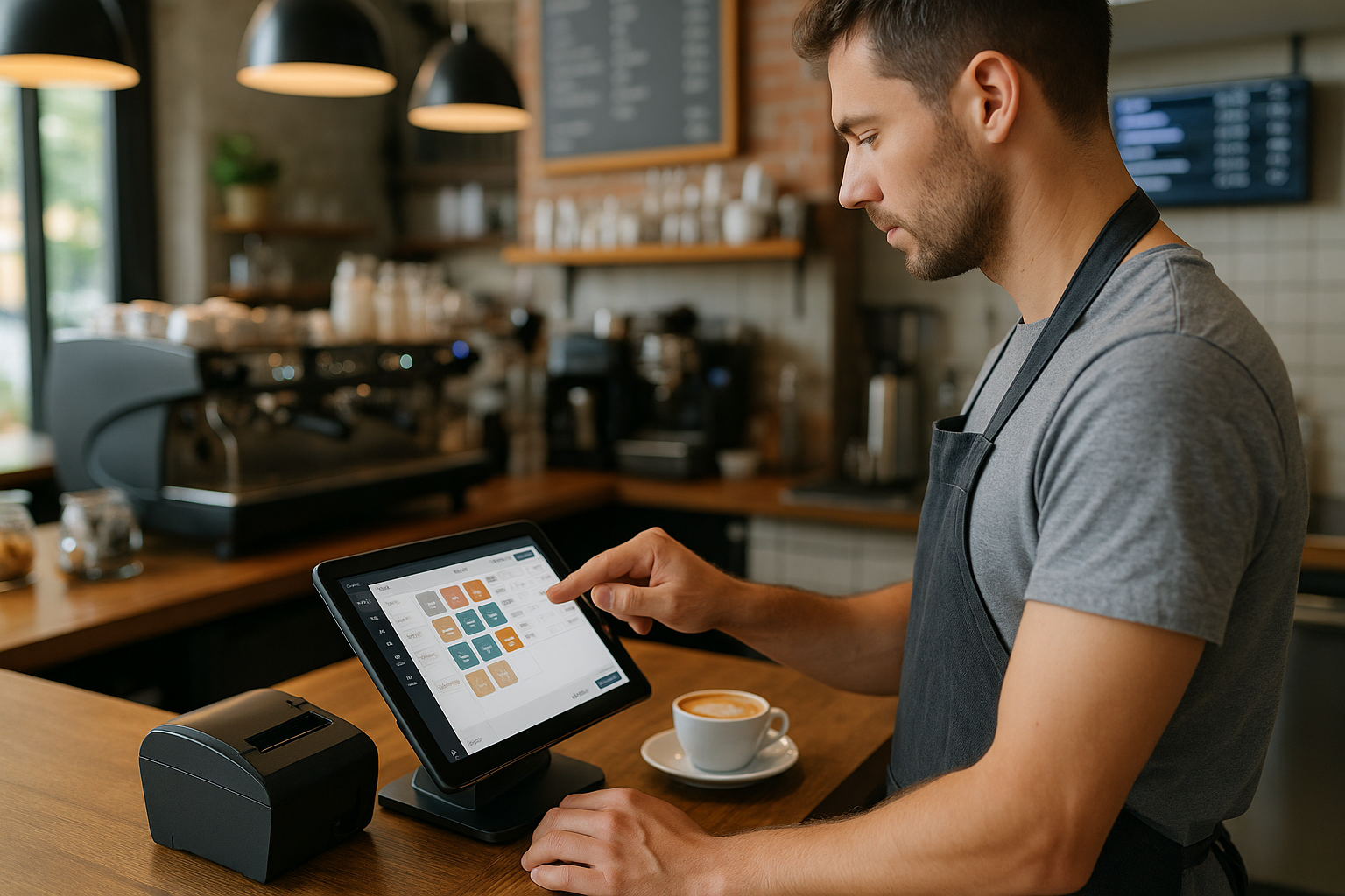 AI Café POS Software Dashboard
