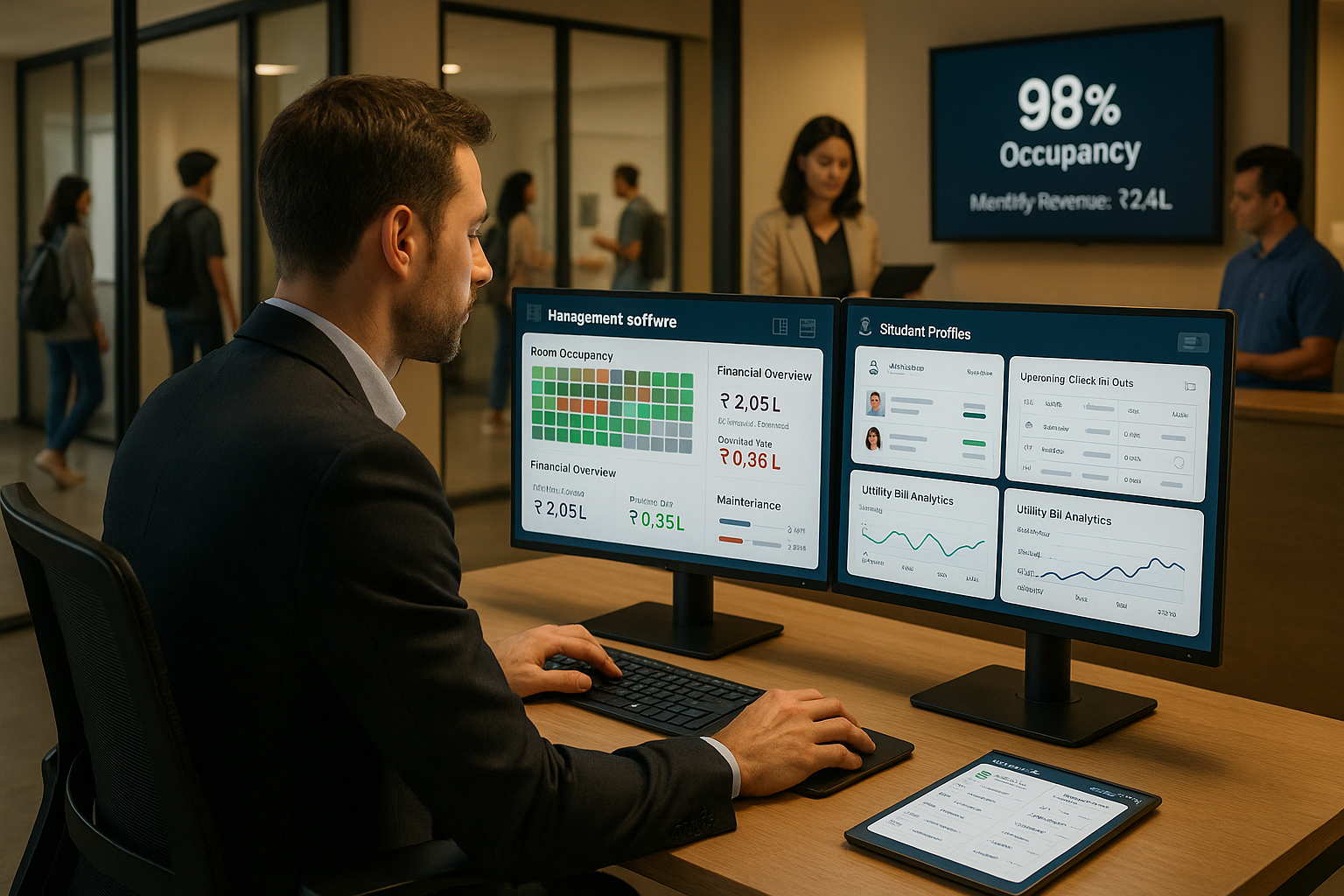 AI Hostel Management Dashboard