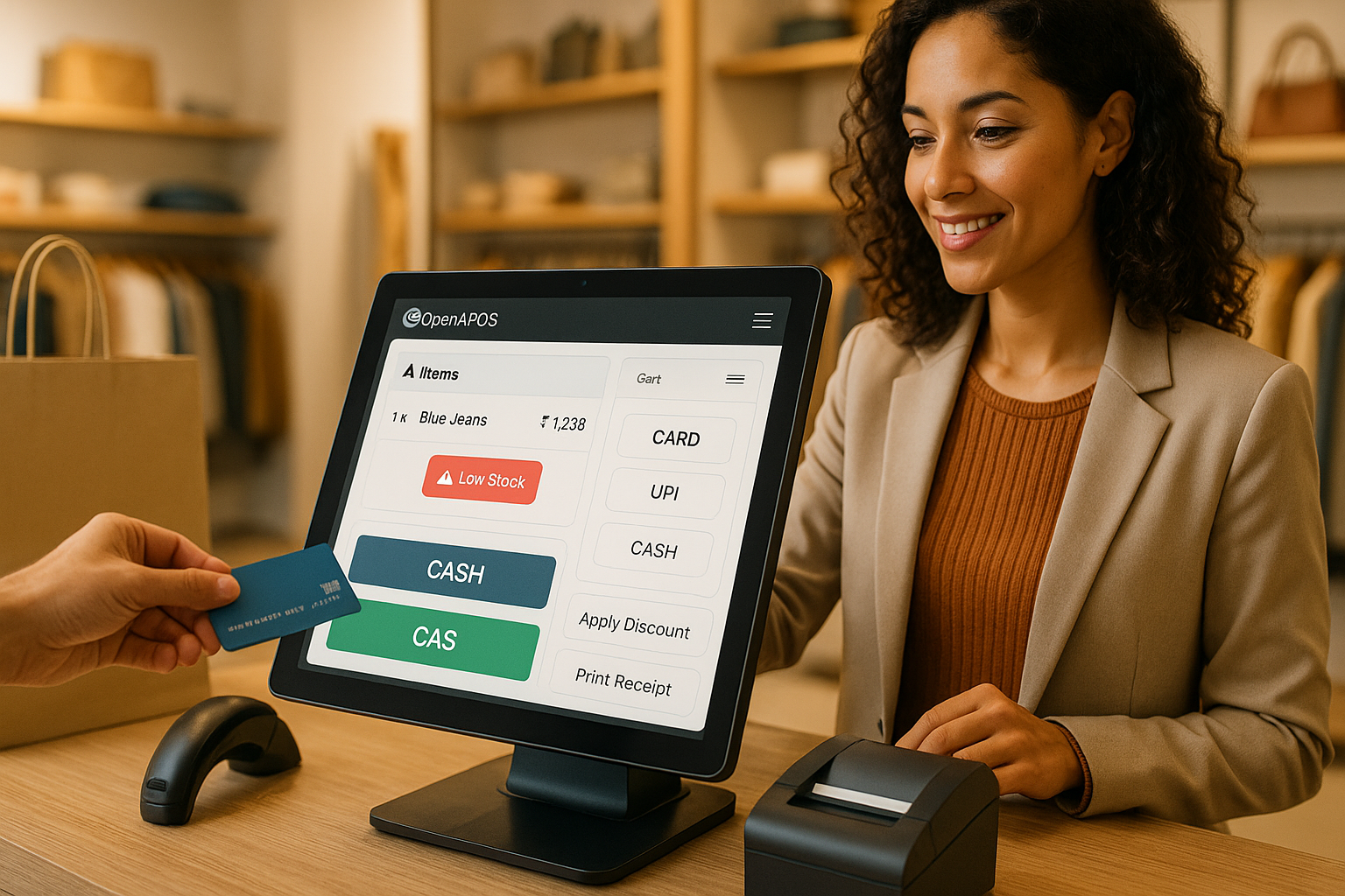 AI Retail Billing Software Dashboard